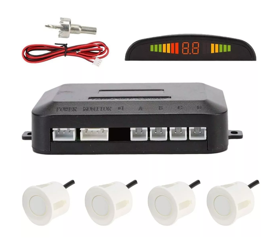 Sensores De Retroceso Distancia Alarma Sonido Visual Sistema-5