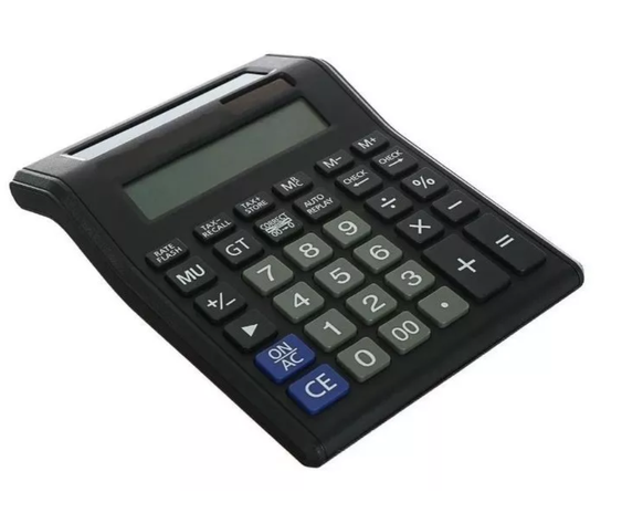 Calculadora Doble Visor Pantalla Grande-0