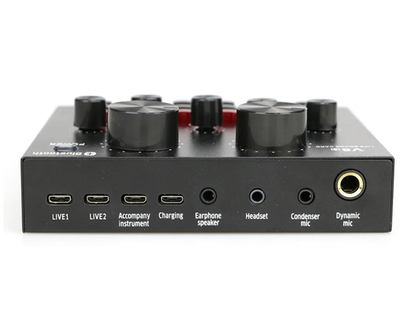 Microfono Condensador Soporte Brazo Tarjeta Sonido V8-5