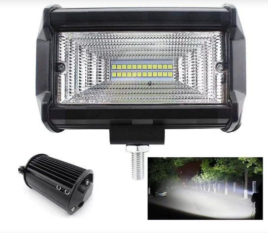 Barra Focos Neblineros Led 72w Expansion Auto Moto Camiones-0