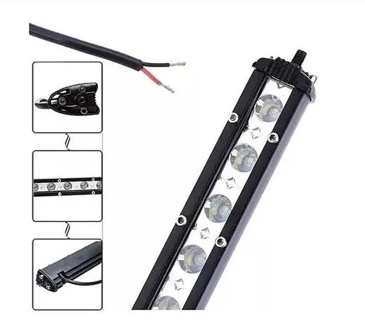 Barra Led 72w Neblinero Auto 4x4 De 65cm-1