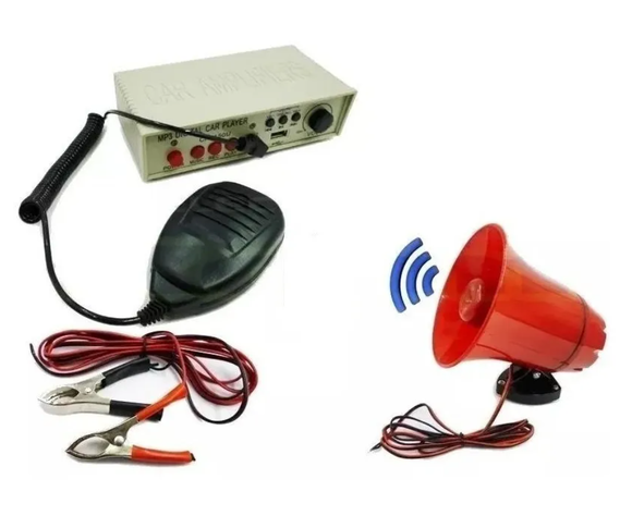 Reproductor Megafono Mp3 Usb Graba Voz Publicidad Rodante-1