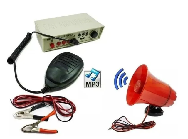Reproductor Megafono Mp3 Usb Graba Voz Publicidad Rodante-2