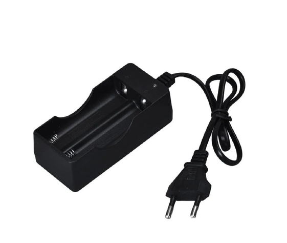 Cargador Inteligente Baterias Recargables 18650 Cable Echufe-0