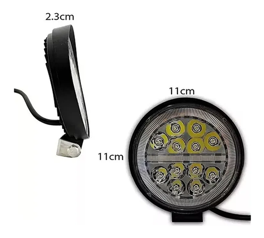 Pack 2 Luces Foco Neblinero Led 141w Bicolor Auto Moto 47led-2