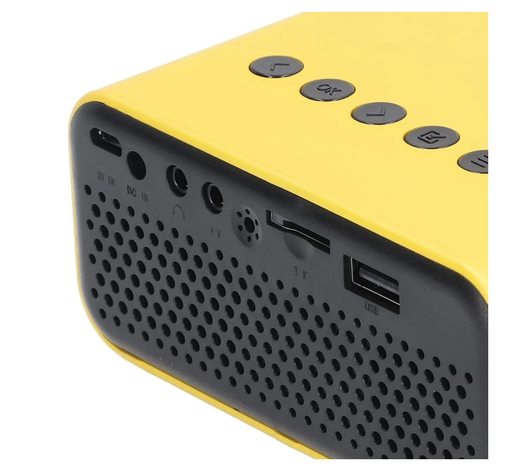 Mini Proyector Portátil Con Control Remoto Hdmi Av Tf Hd-6