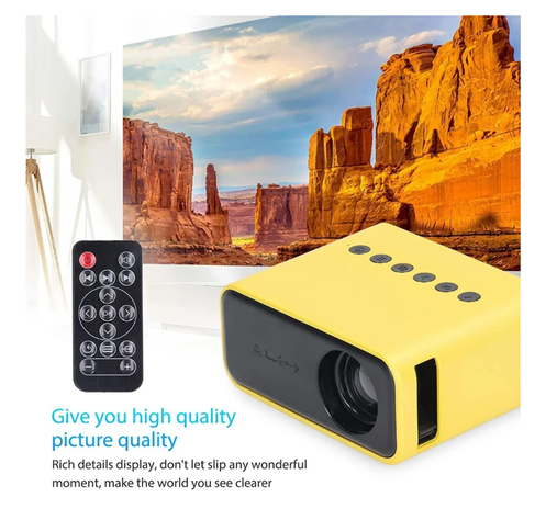 Mini Proyector Portátil Con Control Remoto Hdmi Av Tf Hd-7