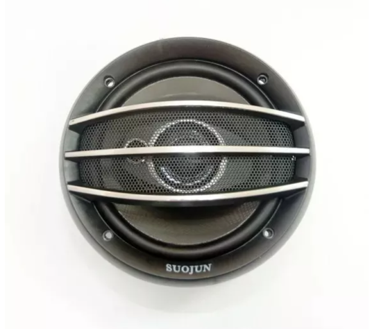 Kit 2 Parlantes Auto 6 Pulgadas Redondos 400w Coaxial 3 Vías-1