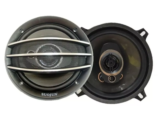 Kit 2 Parlantes Auto 6 Pulgadas Redondos 400w Coaxial 3 Vías-4