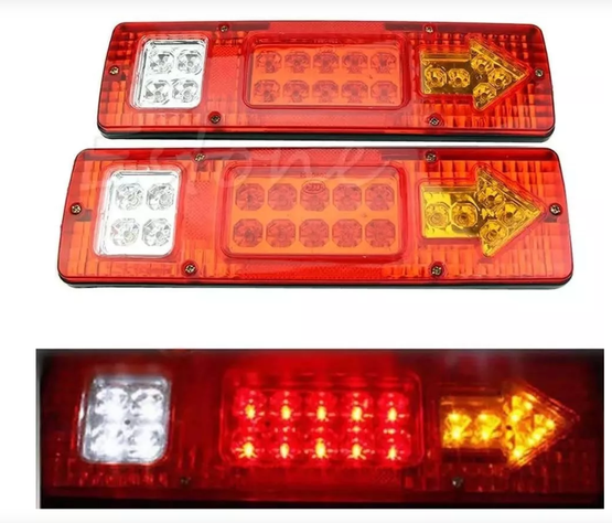 Kit Foco Led Trasero 12v Camion Tricimoto Remolque Arrastre-0