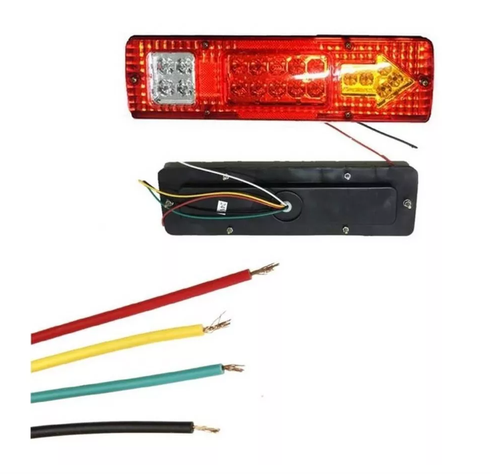 Kit Foco Led Trasero 12v Camion Tricimoto Remolque Arrastre-2