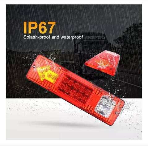 Kit Foco Led Trasero 12v Camion Tricimoto Remolque Arrastre-3