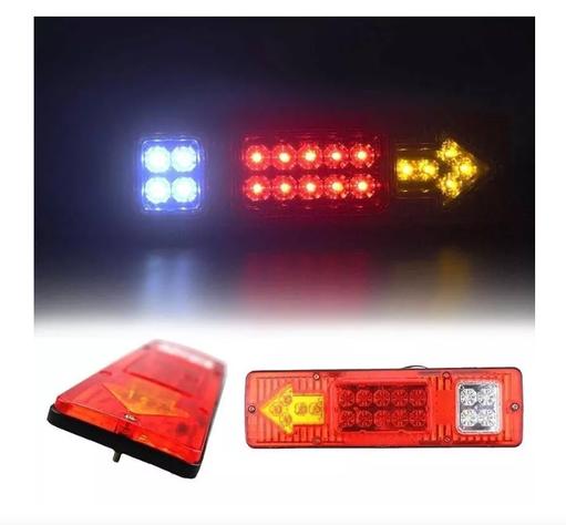 Kit Foco Led Trasero 12v Camion Tricimoto Remolque Arrastre-5