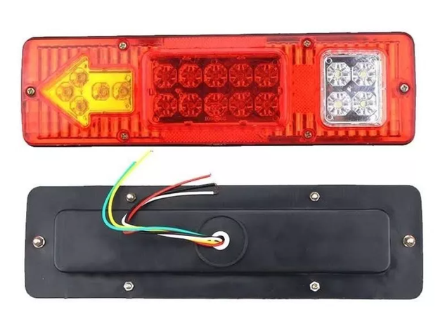Kit Foco Led Trasero 12v Camion Tricimoto Remolque Arrastre-7