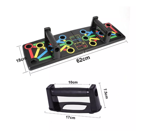 Soporte Push Up Board Sistema Multifuncional Pecho Espalda-1