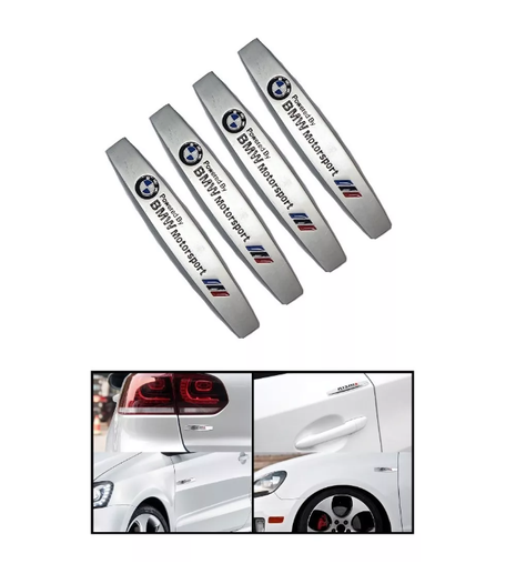 X4 Tope De Puerta Metálico Bmw Adhesivo Tuning Universal-0