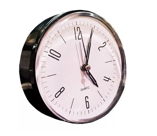 Reloj Despertador Redondo Dormitorio 12x5cm Colores Alarma-4