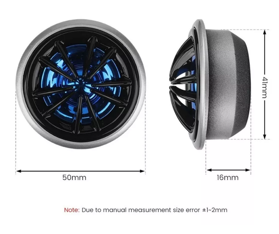 Kit Par Tweeter Optimizador Sonido 260wmax 5cm Aluminio-2