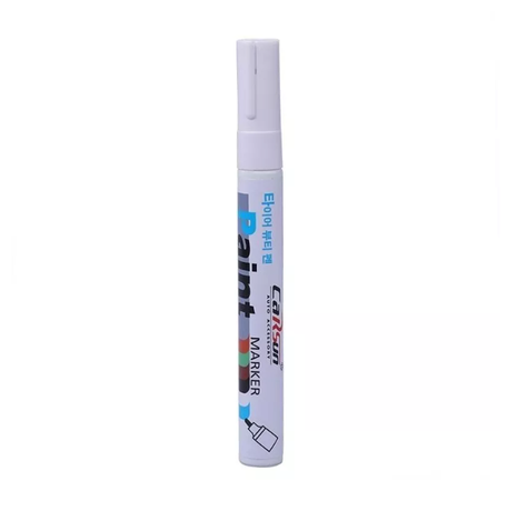 Lapiz Marcador Pinta Neumáticos Blanco Auto Tunnig Renovador-2