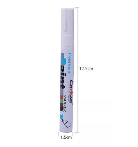 Lapiz Marcador Pinta Neumáticos Blanco Auto Tunnig Renovador-3