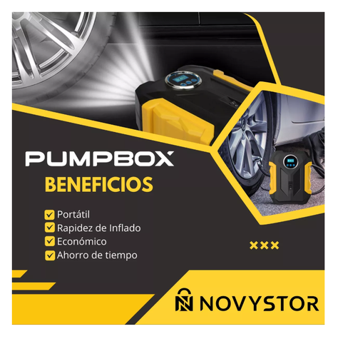Compresor De Aire Portátil Digital 12v Todo Neumático-6