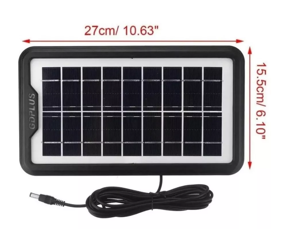 Kit Solar Emergencia Camping 220v Ampolletas 36hrs / Gd-8-6