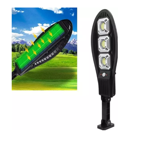 Pack 3 Foco Solar Exterior 120w Con Sensor De Movimiento-7