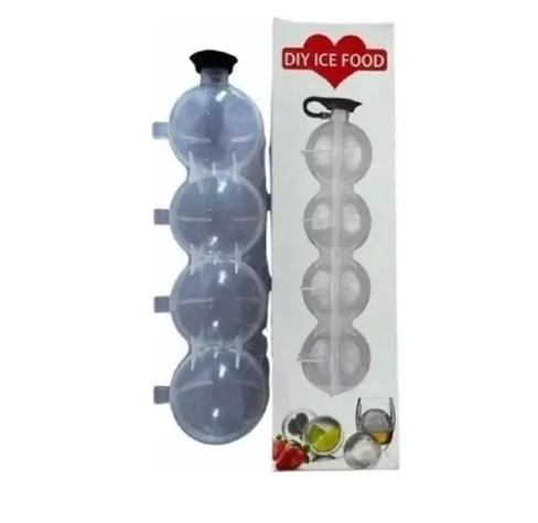 Pack De 2 Moldes Para Cubos De Hielo Redondo Cubiteras Hielo-1