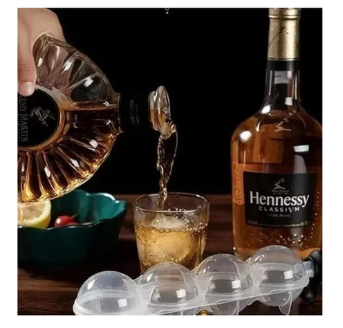 Pack De 2 Moldes Para Cubos De Hielo Redondo Cubiteras Hielo-4