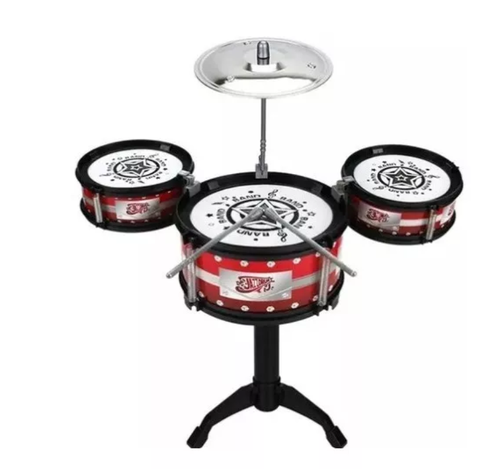 Juguete Musical Drum 3 Tambores Mini Batería-0
