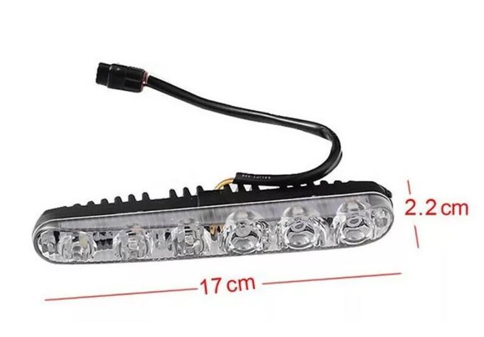 X2 Focos Neblineros Led Drl 18w Flood+spot Auto Moto 12v-1