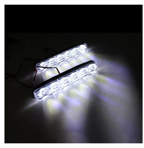 X2 Focos Neblineros Led Drl 18w Flood+spot Auto Moto 12v-5