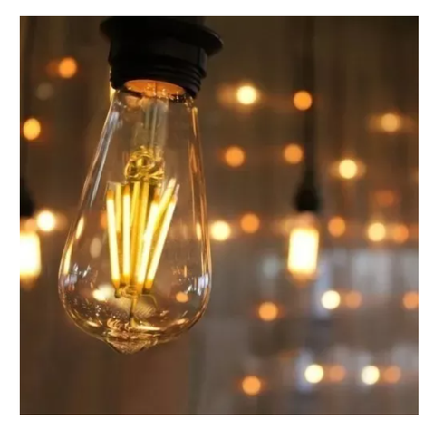 Pack X10 Ampolletas Filamento Led Edison 8w Retro Vintage-2