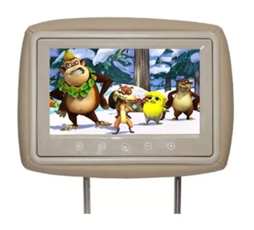 Par Monitor Coche Universal 9 Auto Reposacabezas Mp5 Video-6