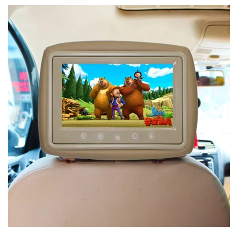 Par Monitor Coche Universal 9 Auto Reposacabezas Mp5 Video-7