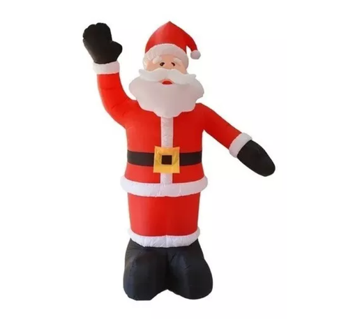 Inflable Navidad Viejito Pascuero Led Adorno 240cm Santa-0