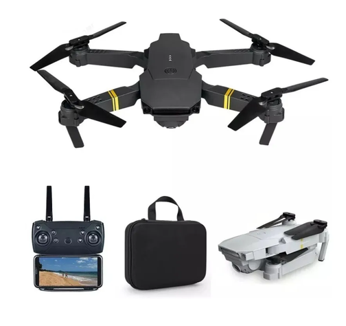 Drone Cámara Full Hd Wifi 2,4 Ghz Fpv Plegable Recargable-0