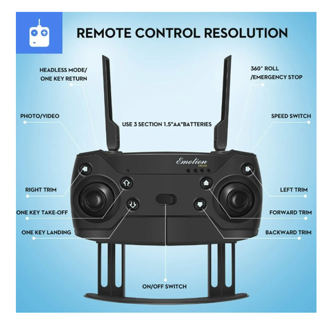Drone Cámara Full Hd Wifi 2,4 Ghz Fpv Plegable Recargable-1