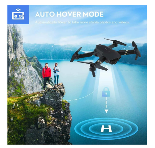 Drone Cámara Full Hd Wifi 2,4 Ghz Fpv Plegable Recargable-7