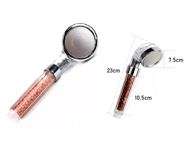 Telefono Ducha Spa Cabezal Filtrador Manguera 1.5mts-3