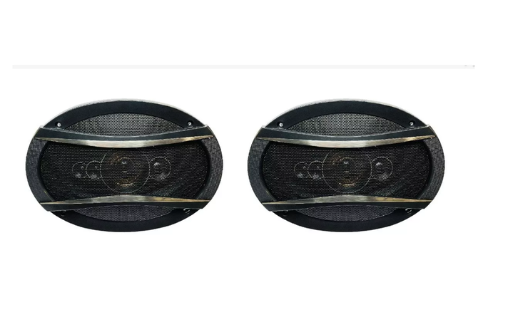 Kit 2 Parlantes Auto 6x9 Ovalados 1200w Coaxial 5 Vías Hifi-0