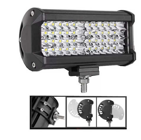 X2 Barra Foco Neblineros Led 144w Blanco Expansion Auto Moto-0