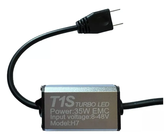 Par Kit Ampolletas Turbo Led H7 T1s Chip Canbus-2