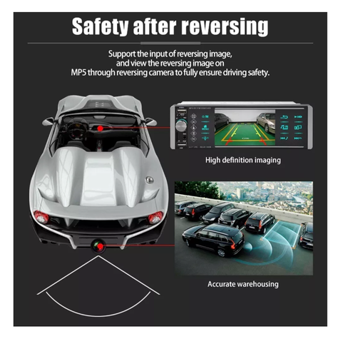 Radio Auto 1 Din Con Pantalla 4.1 Bluetooth Mp3 Usb Control-4