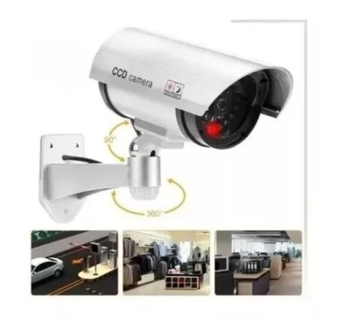 Pack 3 Unidades Camara Seguridad Falsa-1