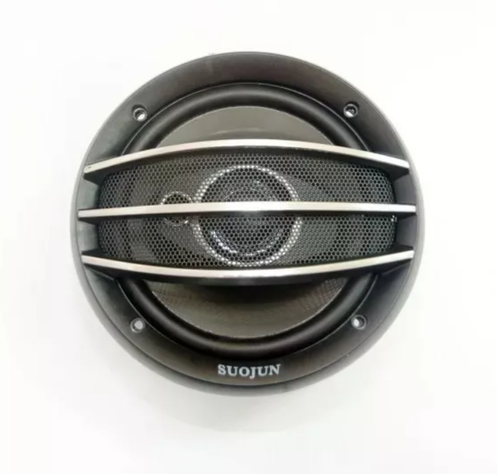 Kit 2 Parlantes Auto 5 Pulgadas Redondos 300w Coaxial 3 Vías-1
