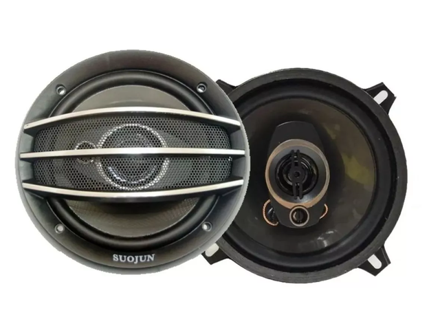 Kit 2 Parlantes Auto 5 Pulgadas Redondos 300w Coaxial 3 Vías-3