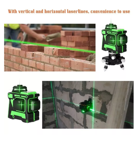 Láser Nivel Herramienta Vertical Líneas Horizon 3d 12 Líneas-4