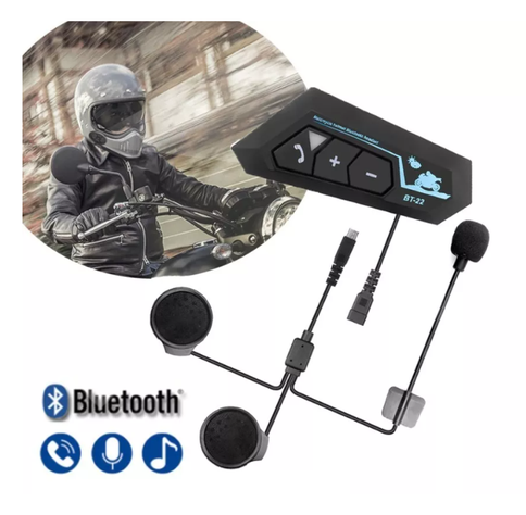 Audifono Casco Moto Auriculares Bluetooth Inteligente Musica-7