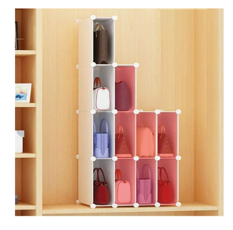 Organizador De Bolsos 6 Módulos Dormitorio Estante Armable-6